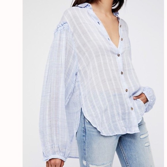 Free People Tops - Free People Headed to the Highlands Blouse SZ S